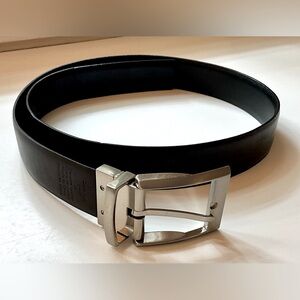 Calvin Klein Men’s Roller Buckle Genuine Leather Belt Black Size 32 Style #73182